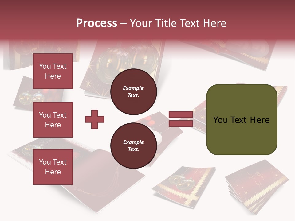 Notebook Red Asterisk PowerPoint Template