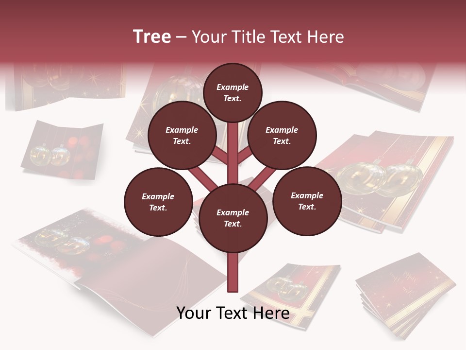 Notebook Red Asterisk PowerPoint Template