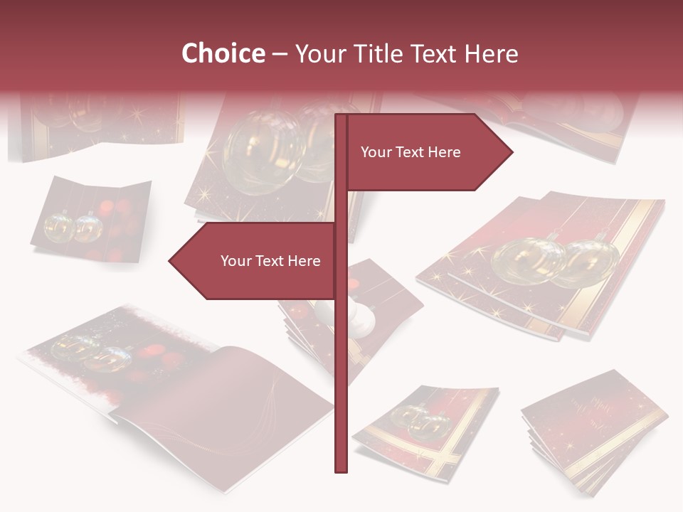Notebook Red Asterisk PowerPoint Template