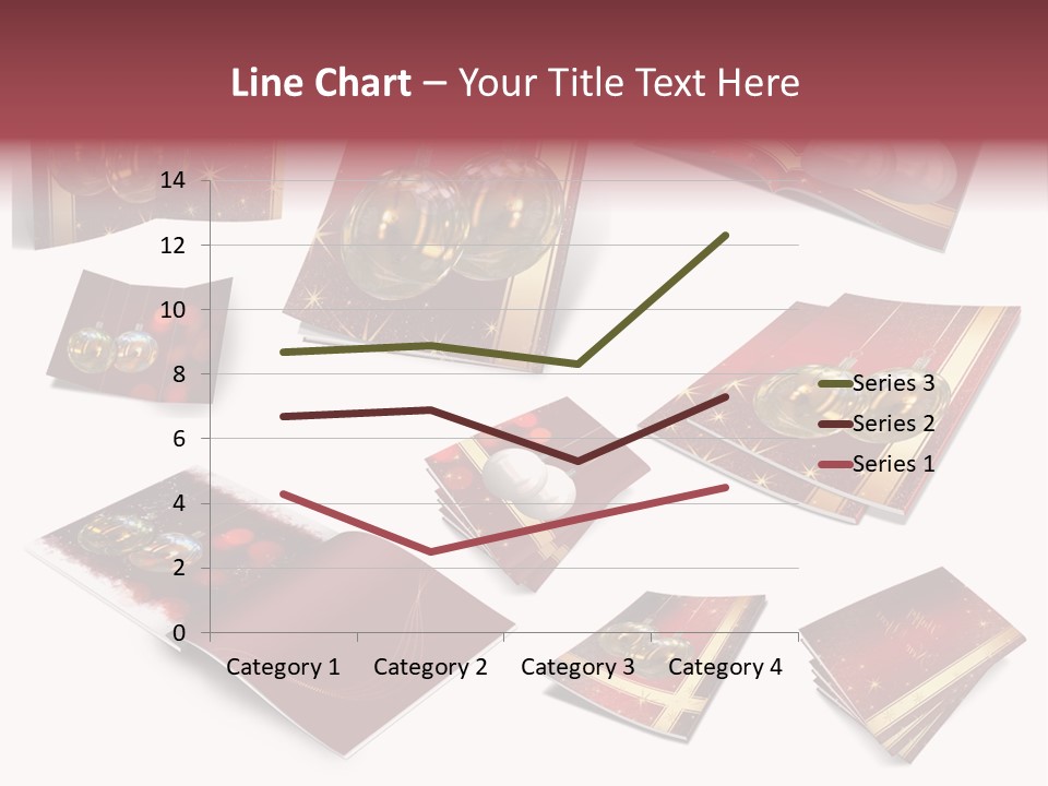 Notebook Red Asterisk PowerPoint Template