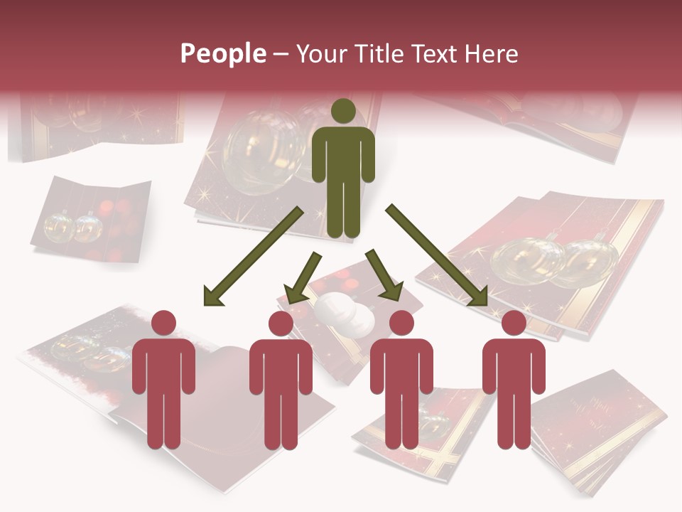 Notebook Red Asterisk PowerPoint Template