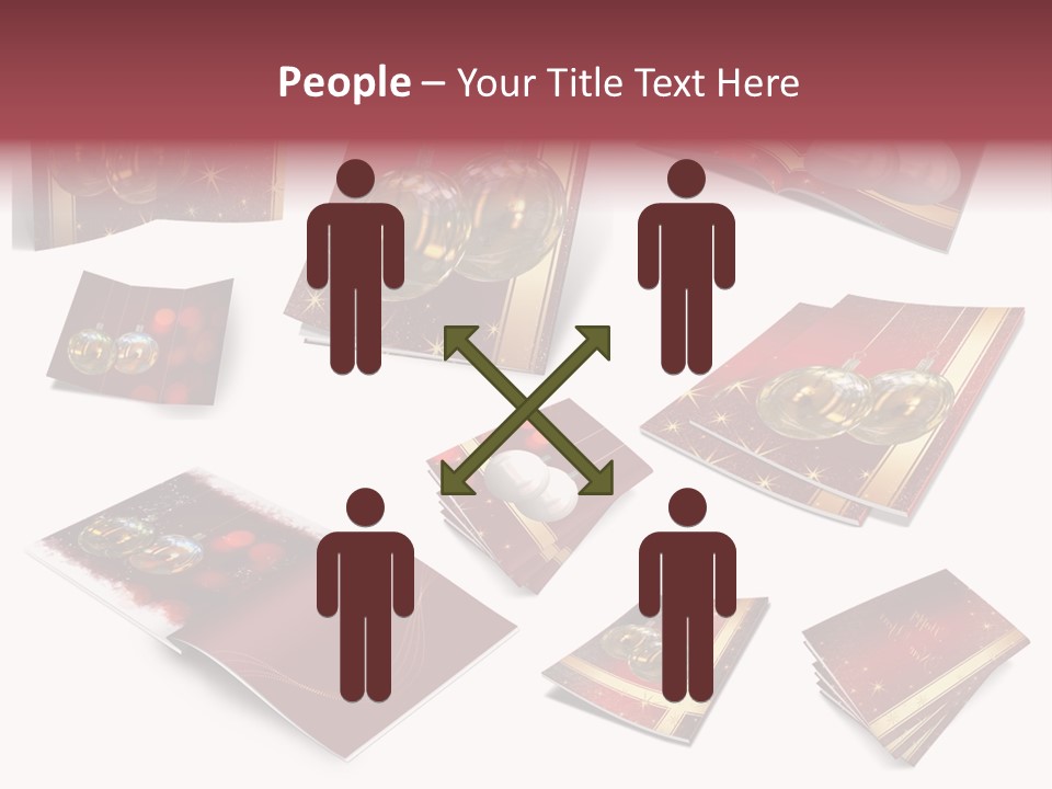 Notebook Red Asterisk PowerPoint Template