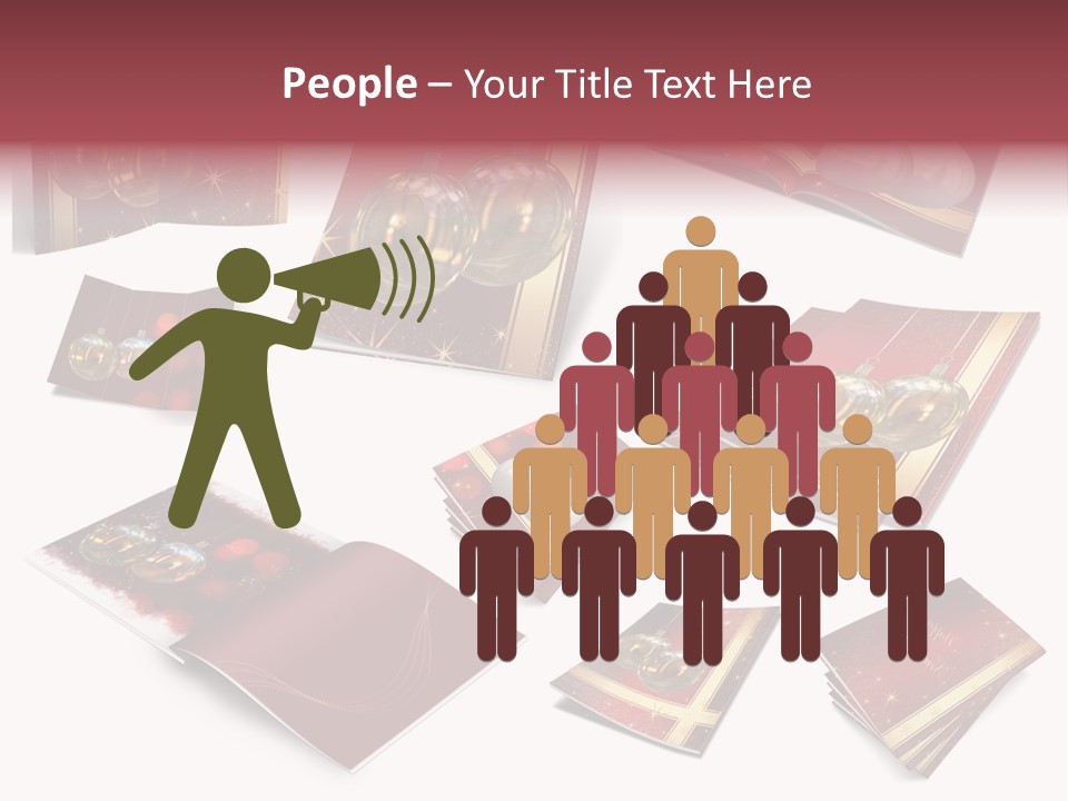 Notebook Red Asterisk PowerPoint Template