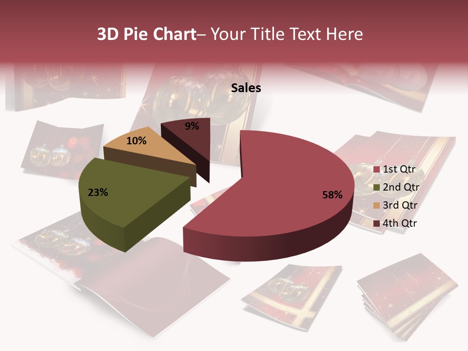 Notebook Red Asterisk PowerPoint Template