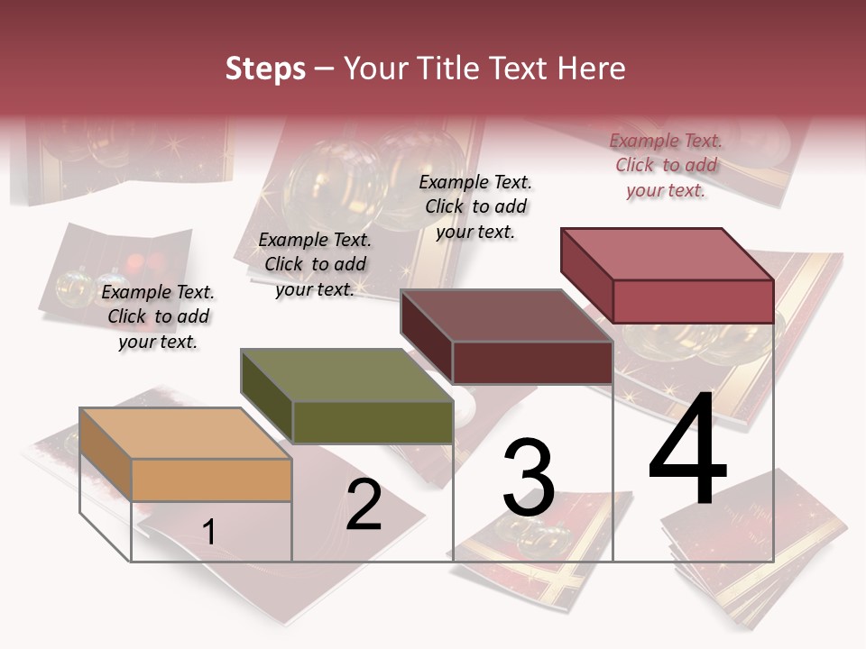 Notebook Red Asterisk PowerPoint Template