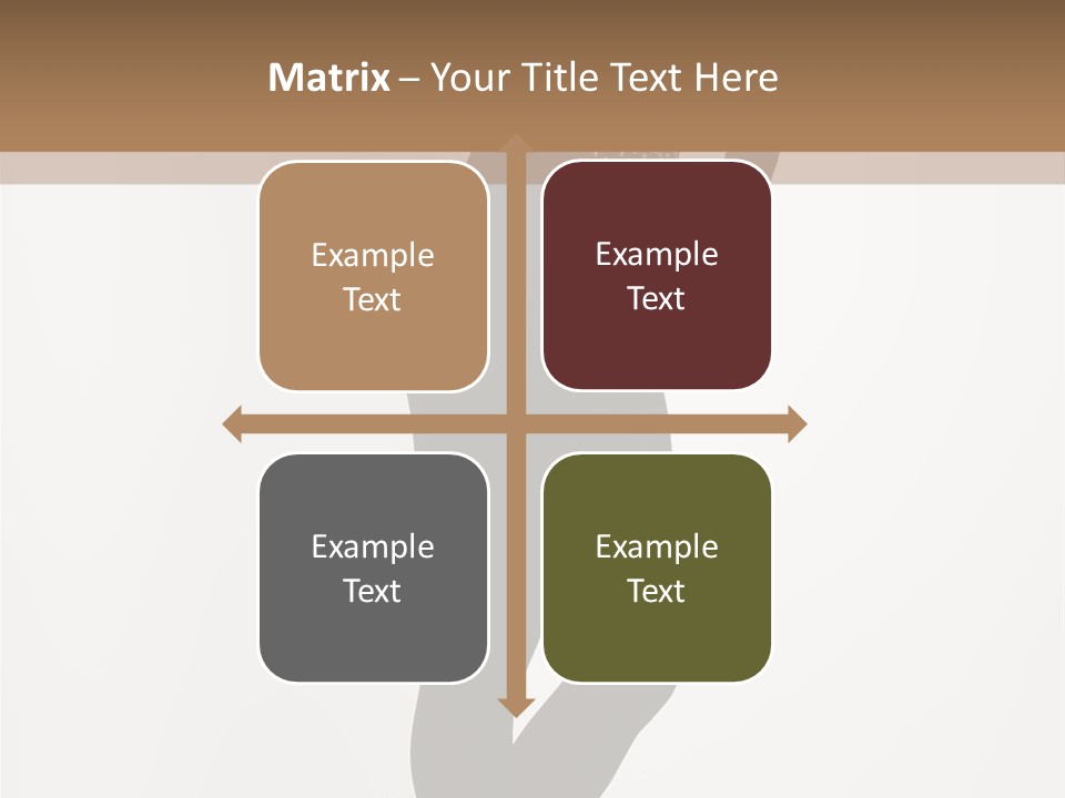 Sexy Brunette White PowerPoint Template