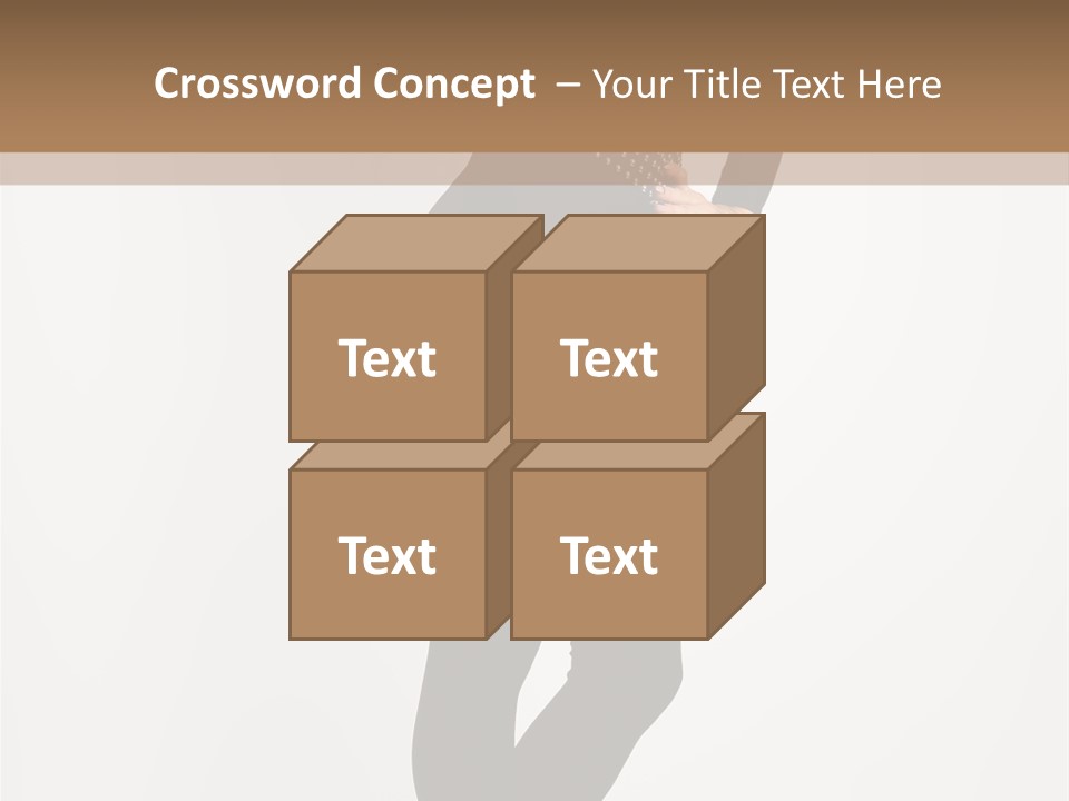 Sexy Brunette White PowerPoint Template