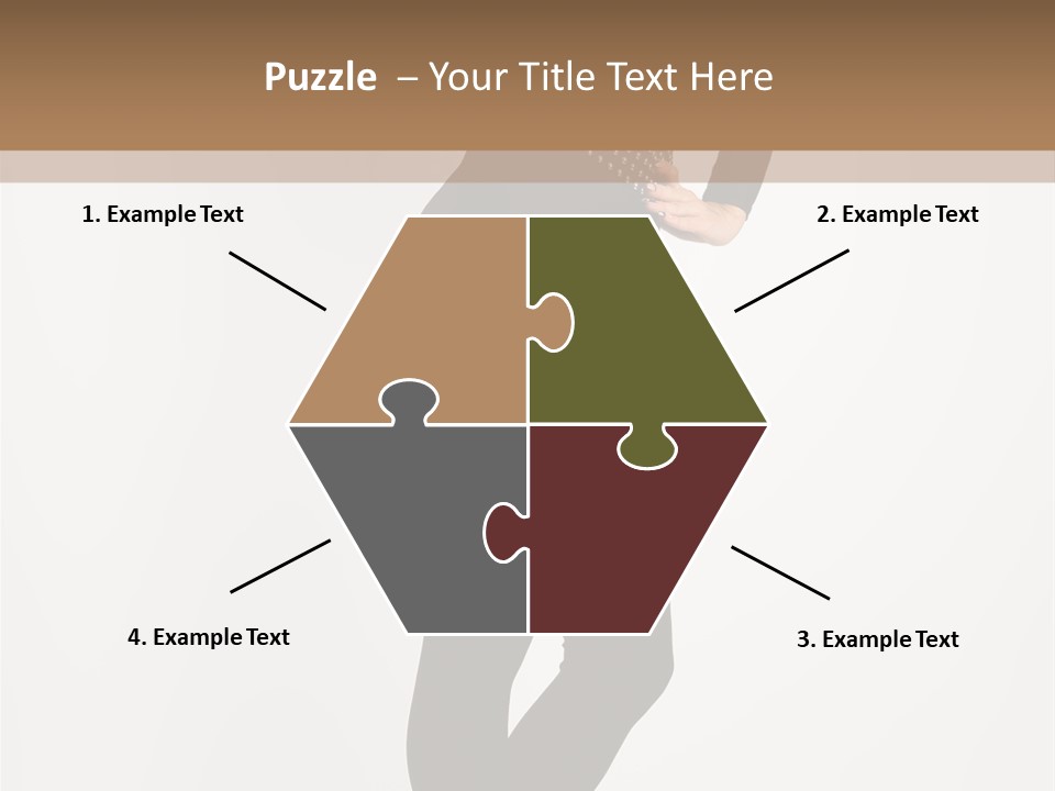 Sexy Brunette White PowerPoint Template