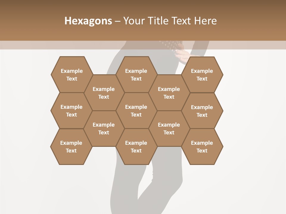 Sexy Brunette White PowerPoint Template