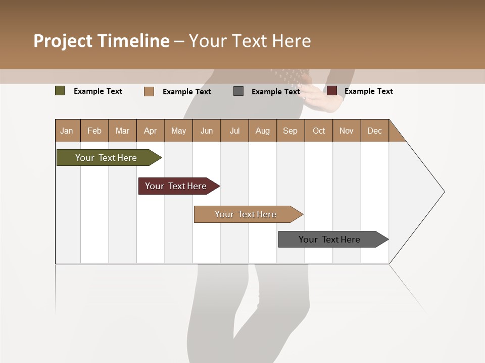 Sexy Brunette White PowerPoint Template