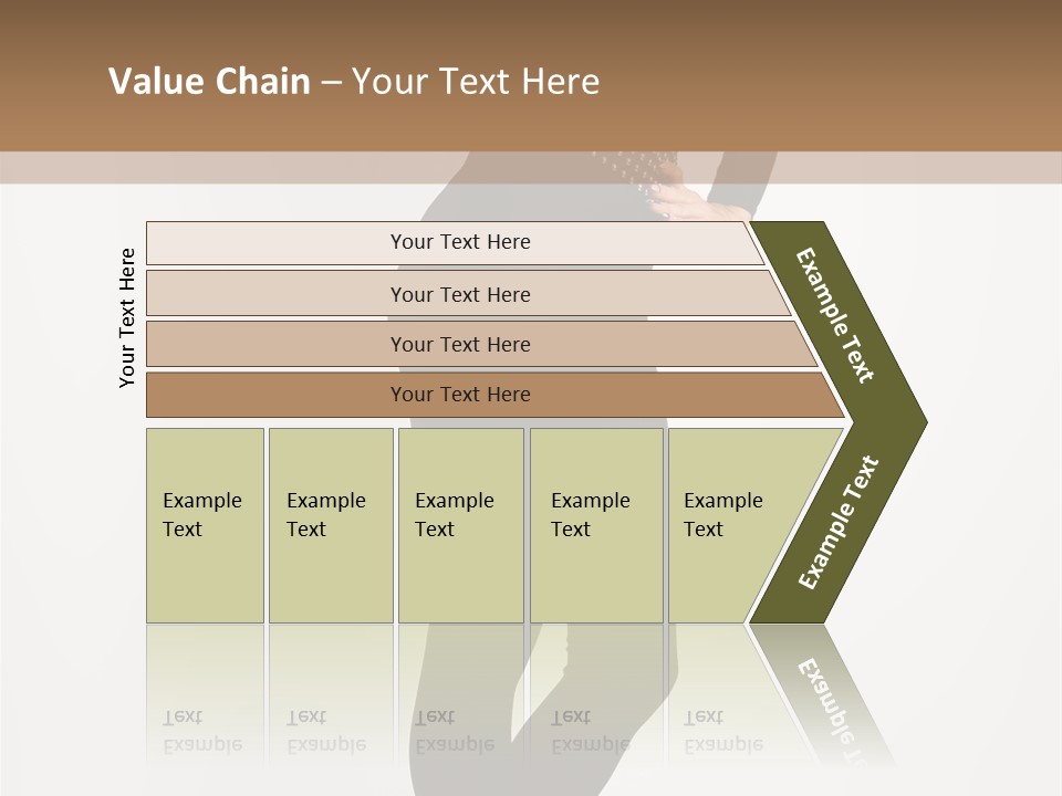 Sexy Brunette White PowerPoint Template