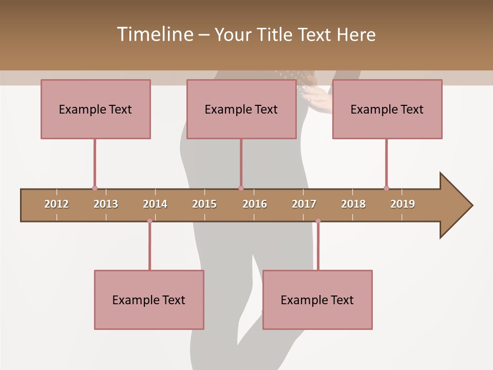 Sexy Brunette White PowerPoint Template