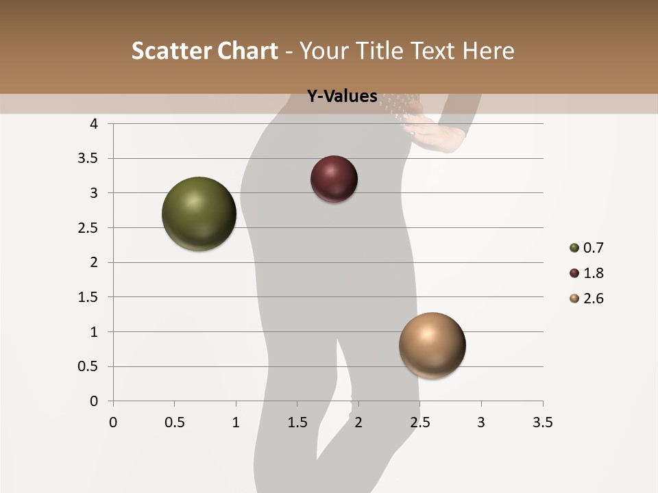 Sexy Brunette White PowerPoint Template