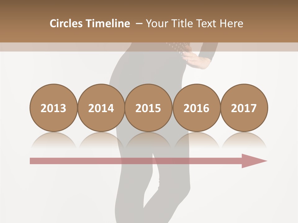 Sexy Brunette White PowerPoint Template