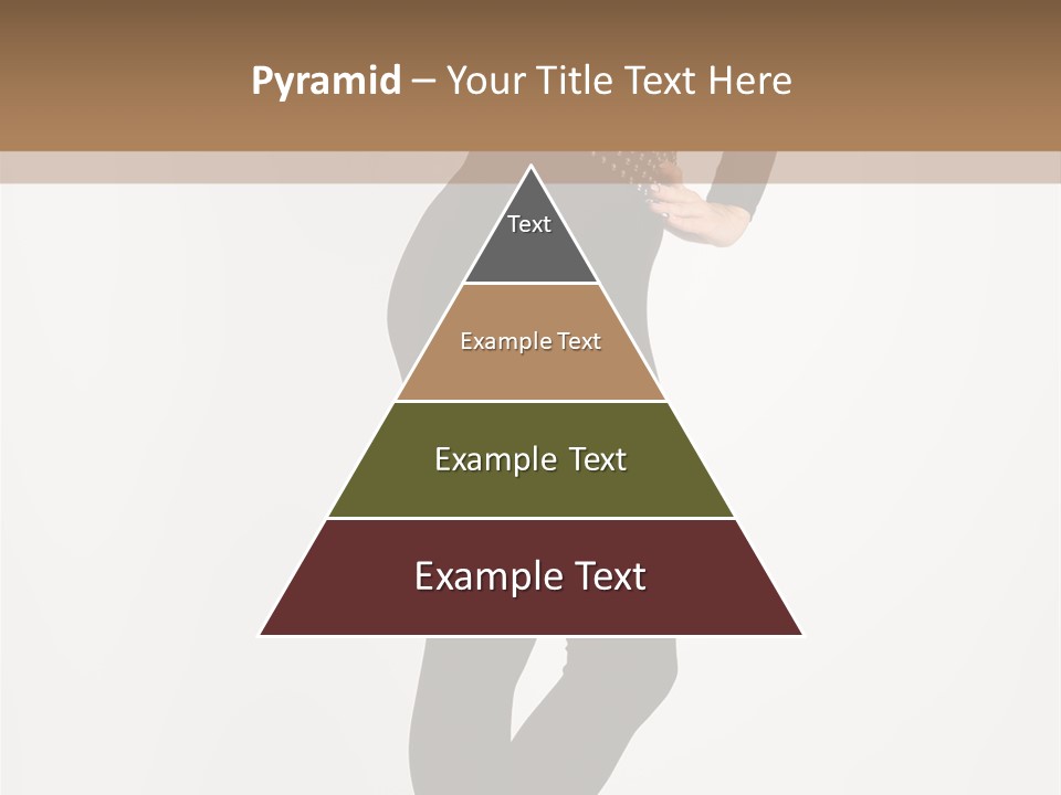 Sexy Brunette White PowerPoint Template