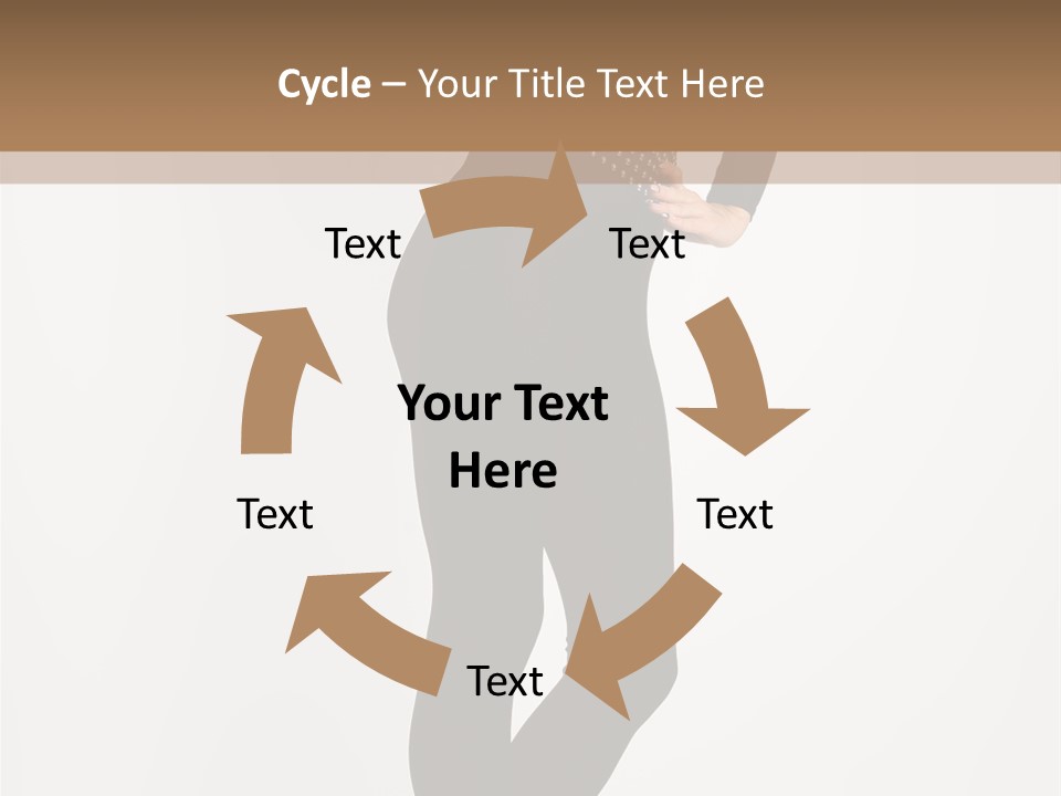 Sexy Brunette White PowerPoint Template