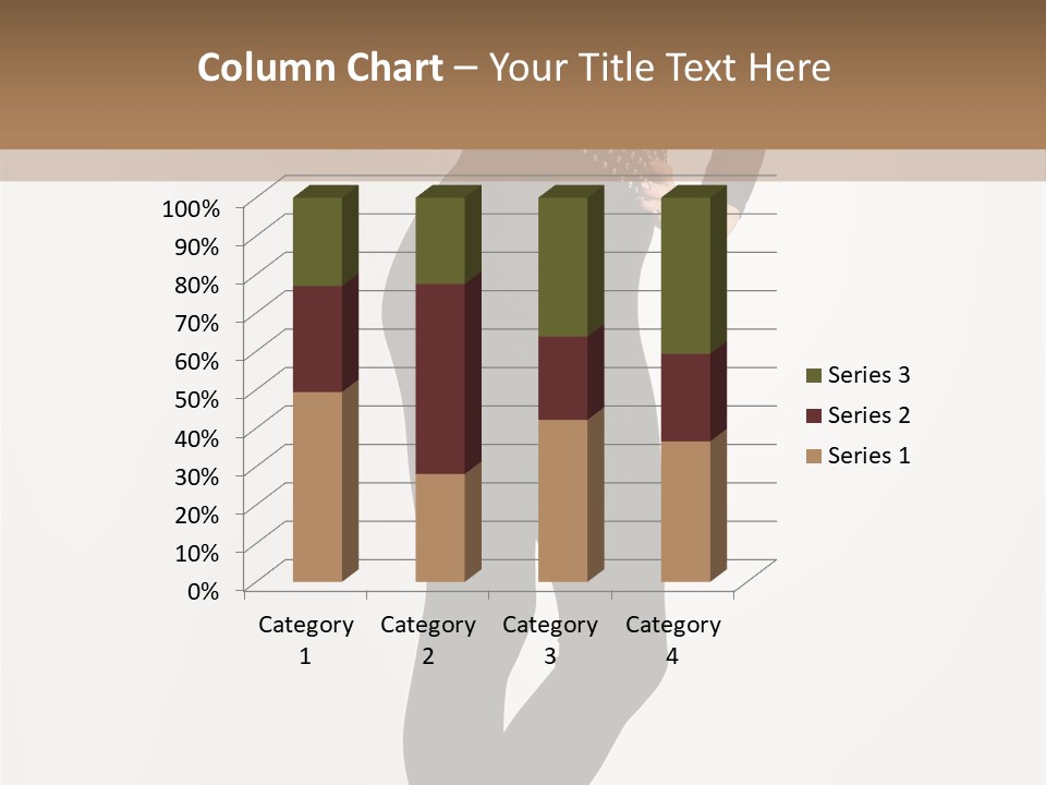 Sexy Brunette White PowerPoint Template