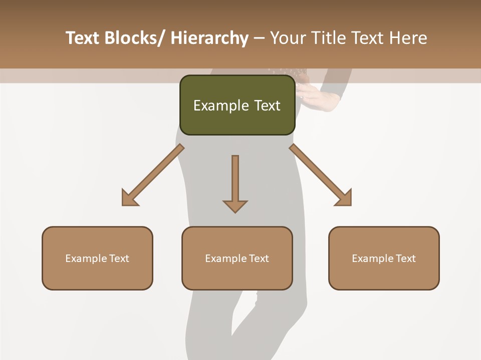 Sexy Brunette White PowerPoint Template