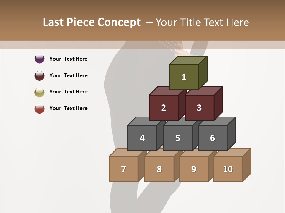 Sexy Brunette White PowerPoint Template