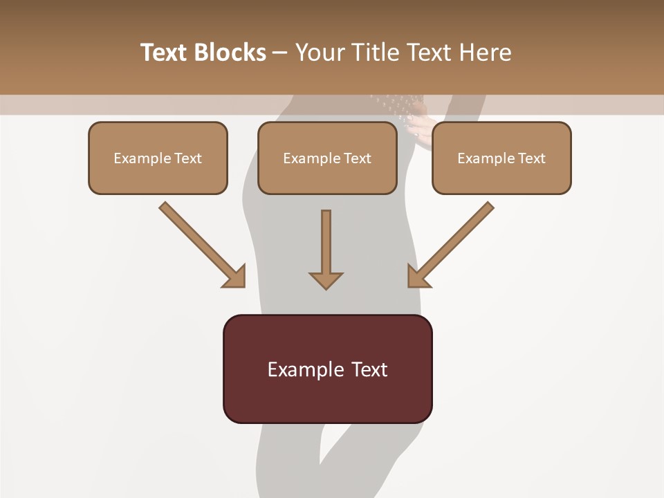 Sexy Brunette White PowerPoint Template