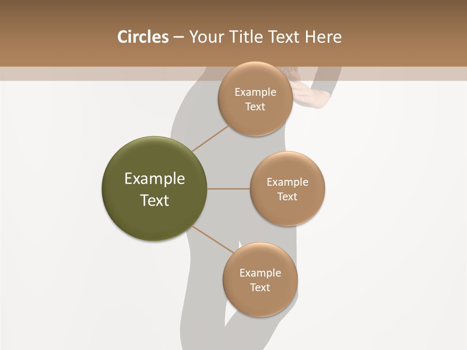 Sexy Brunette White PowerPoint Template