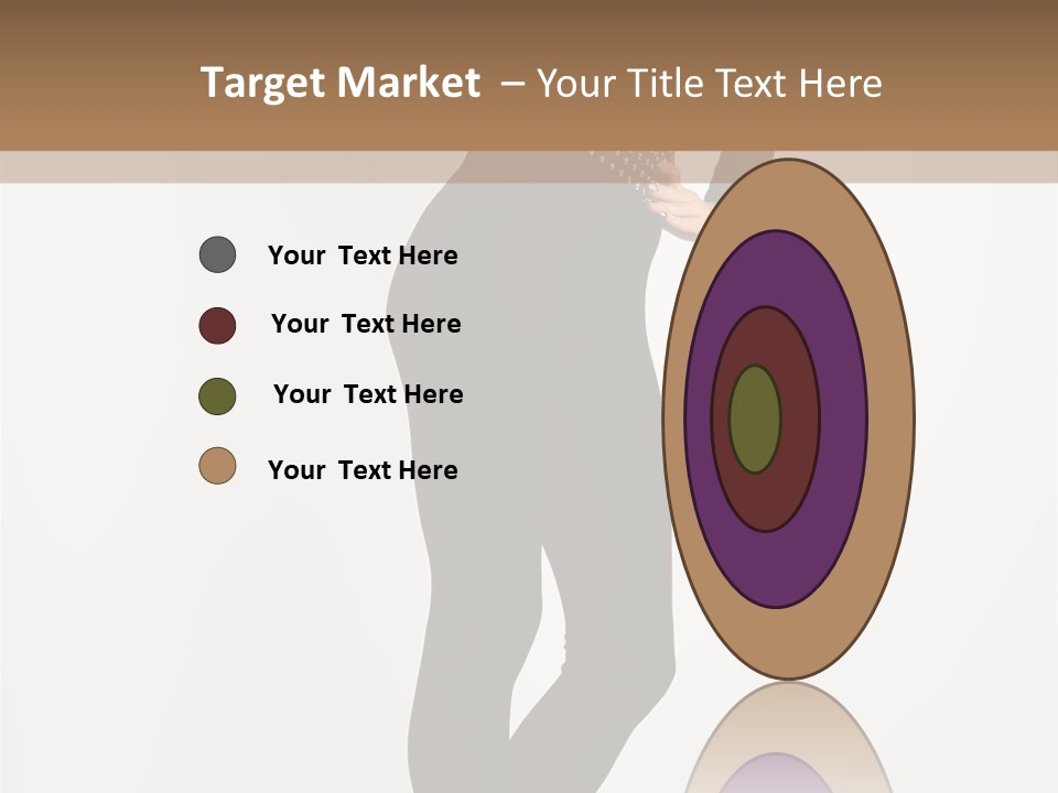 Sexy Brunette White PowerPoint Template