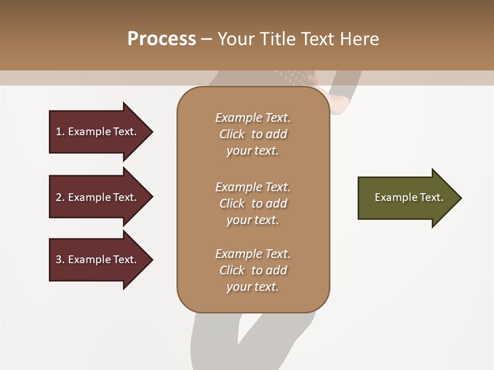 Sexy Brunette White PowerPoint Template