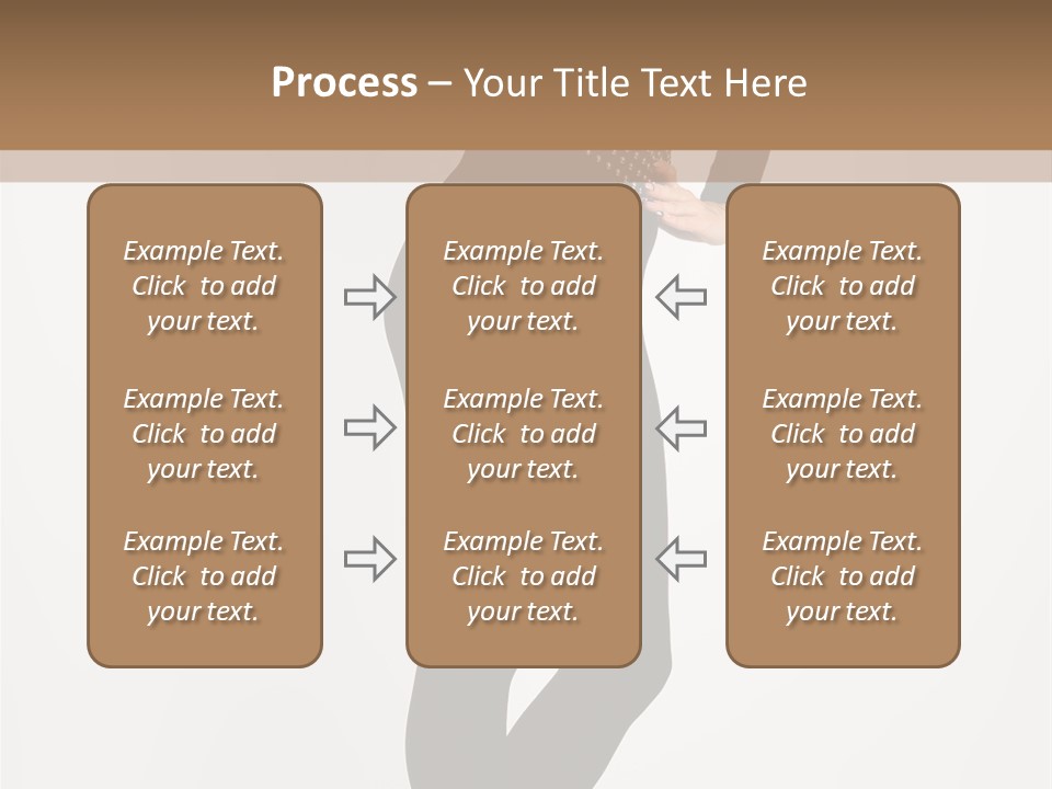 Sexy Brunette White PowerPoint Template