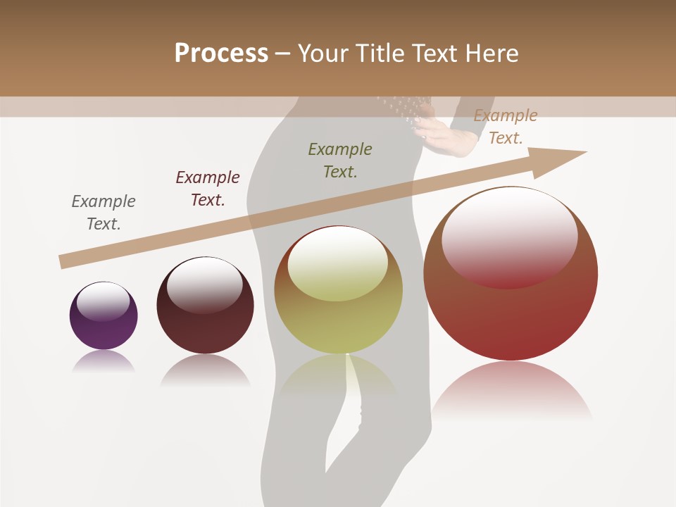 Sexy Brunette White PowerPoint Template