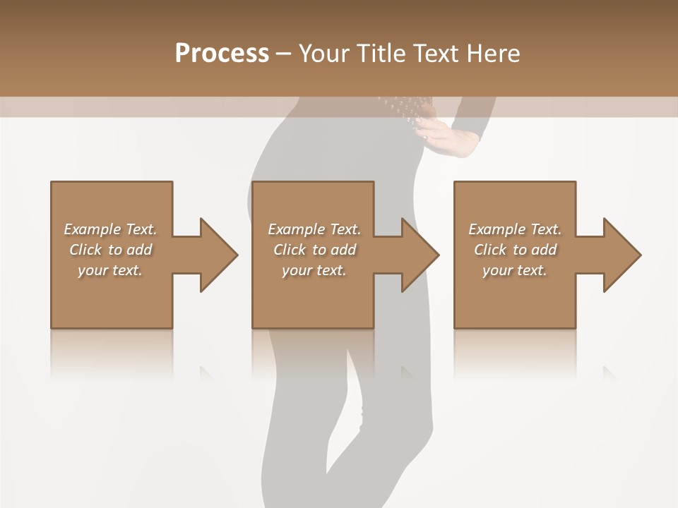 Sexy Brunette White PowerPoint Template