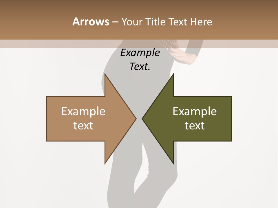 Sexy Brunette White PowerPoint Template