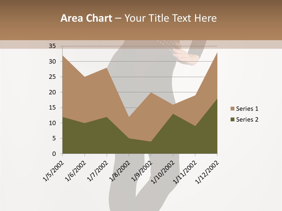 Sexy Brunette White PowerPoint Template