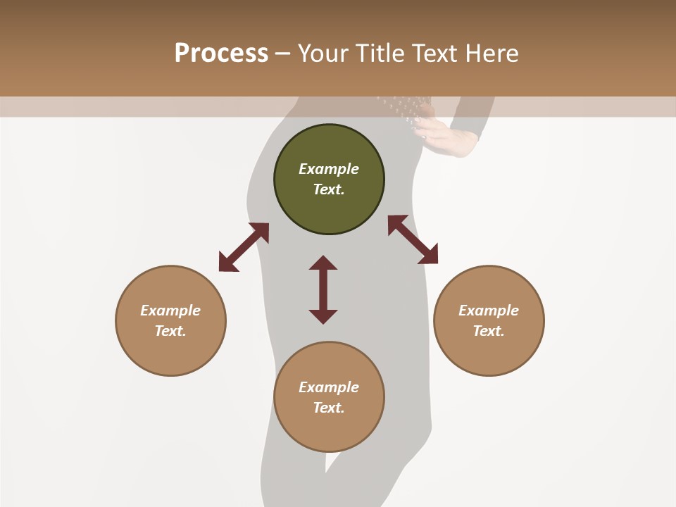 Sexy Brunette White PowerPoint Template