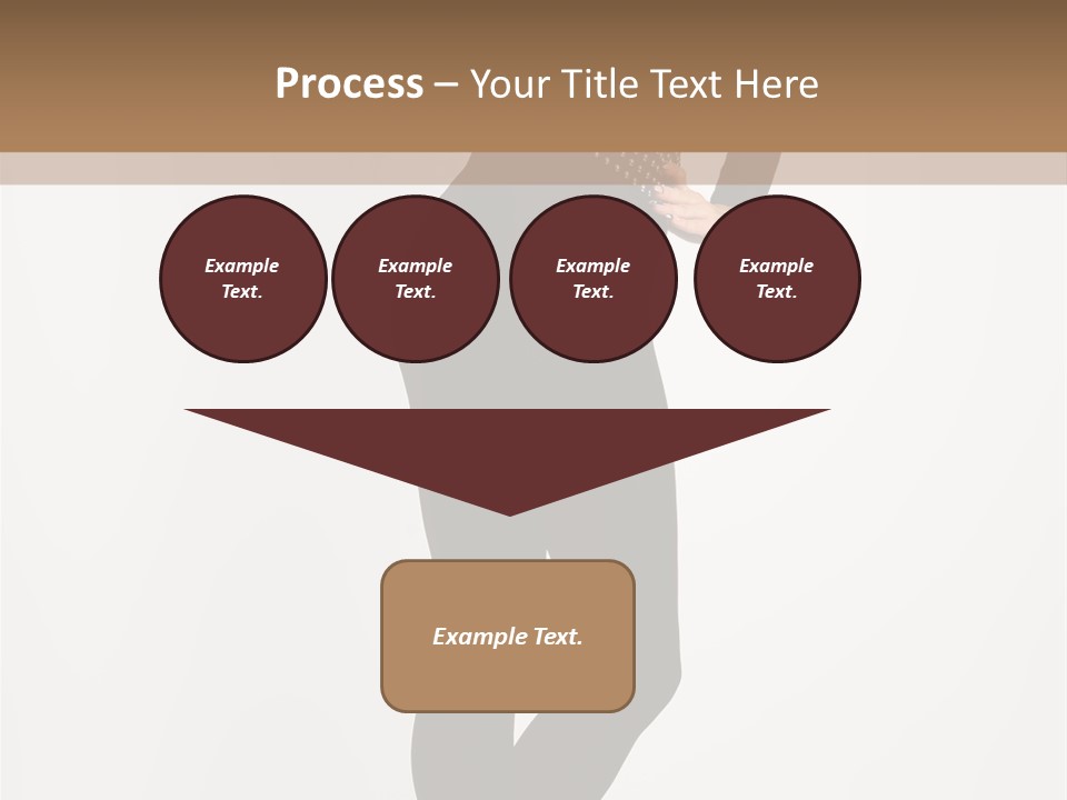 Sexy Brunette White PowerPoint Template