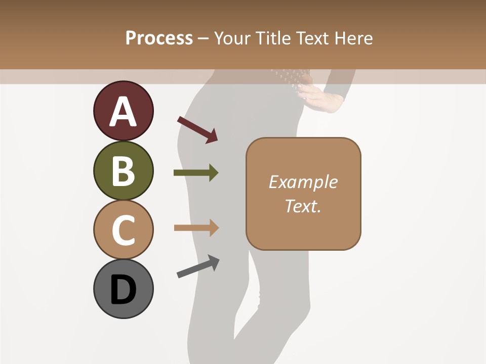 Sexy Brunette White PowerPoint Template