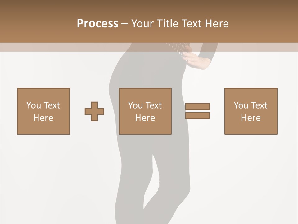 Sexy Brunette White PowerPoint Template