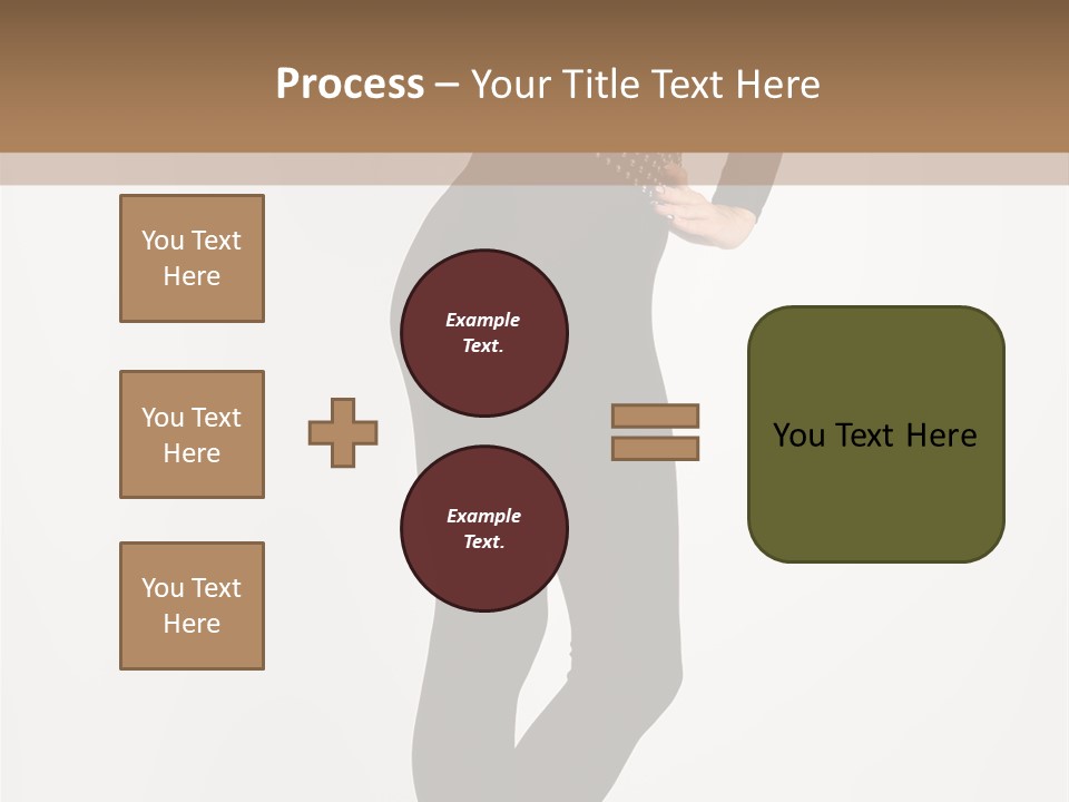 Sexy Brunette White PowerPoint Template