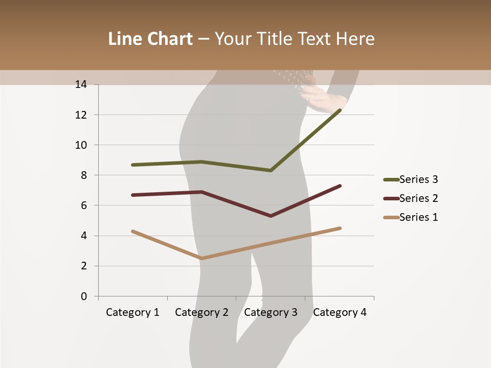 Sexy Brunette White PowerPoint Template