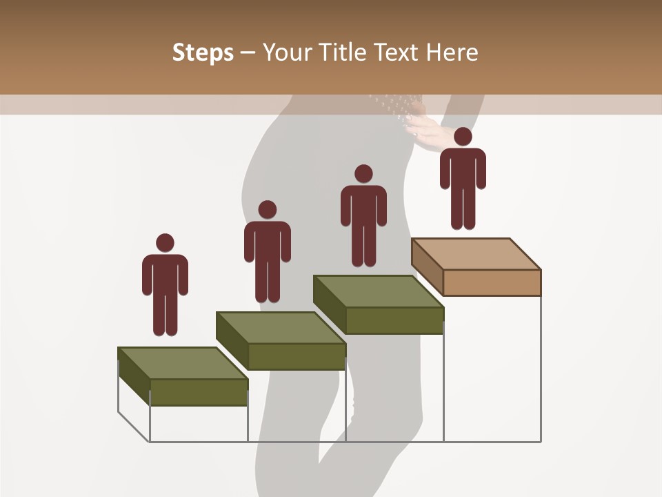 Sexy Brunette White PowerPoint Template