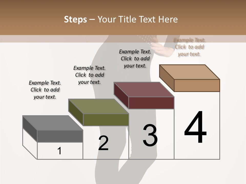 Sexy Brunette White PowerPoint Template