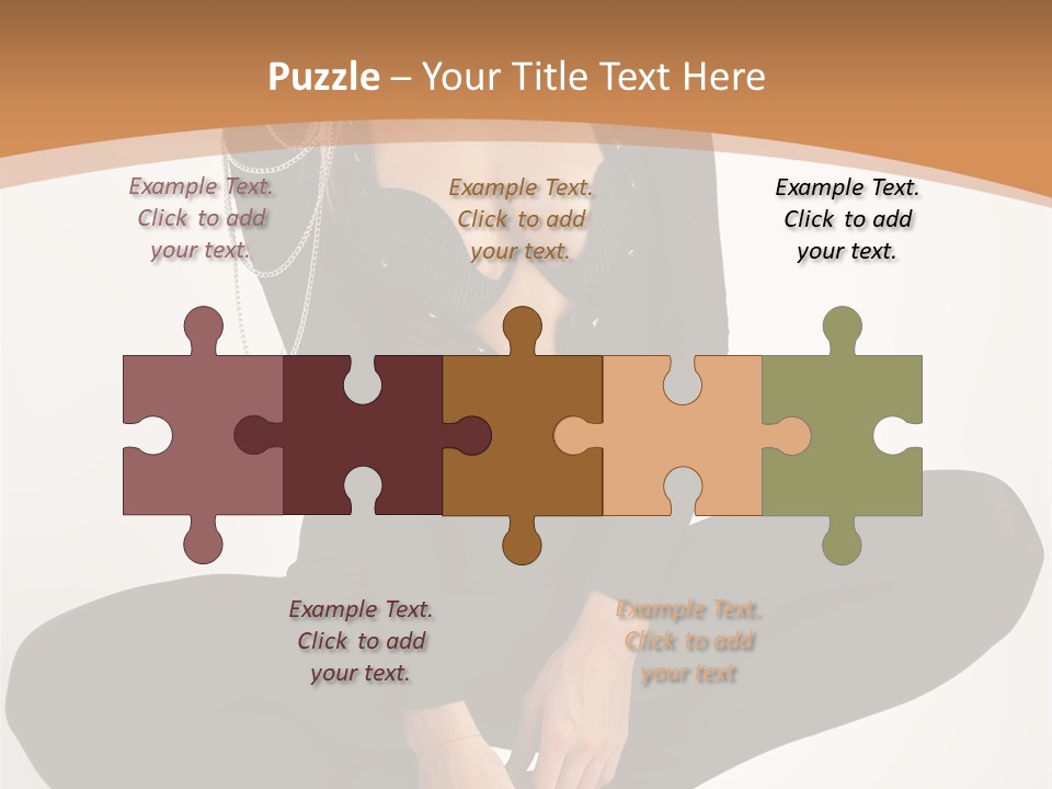 Woman Red Lips Beauty PowerPoint Template