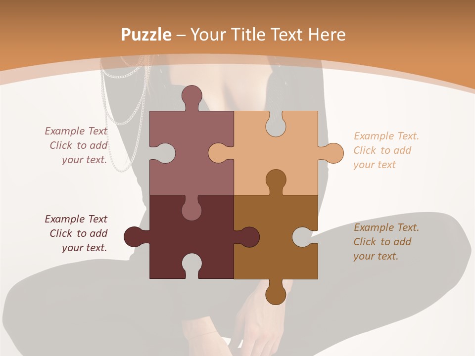 Woman Red Lips Beauty PowerPoint Template