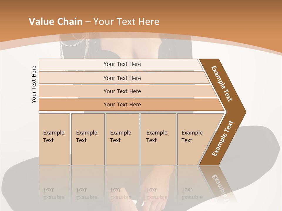 Woman Red Lips Beauty PowerPoint Template