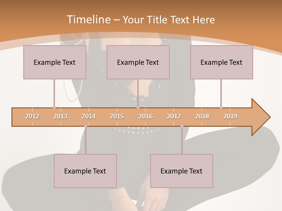 Woman Red Lips Beauty PowerPoint Template