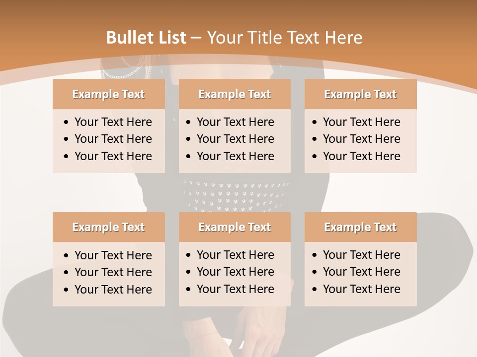 Woman Red Lips Beauty PowerPoint Template