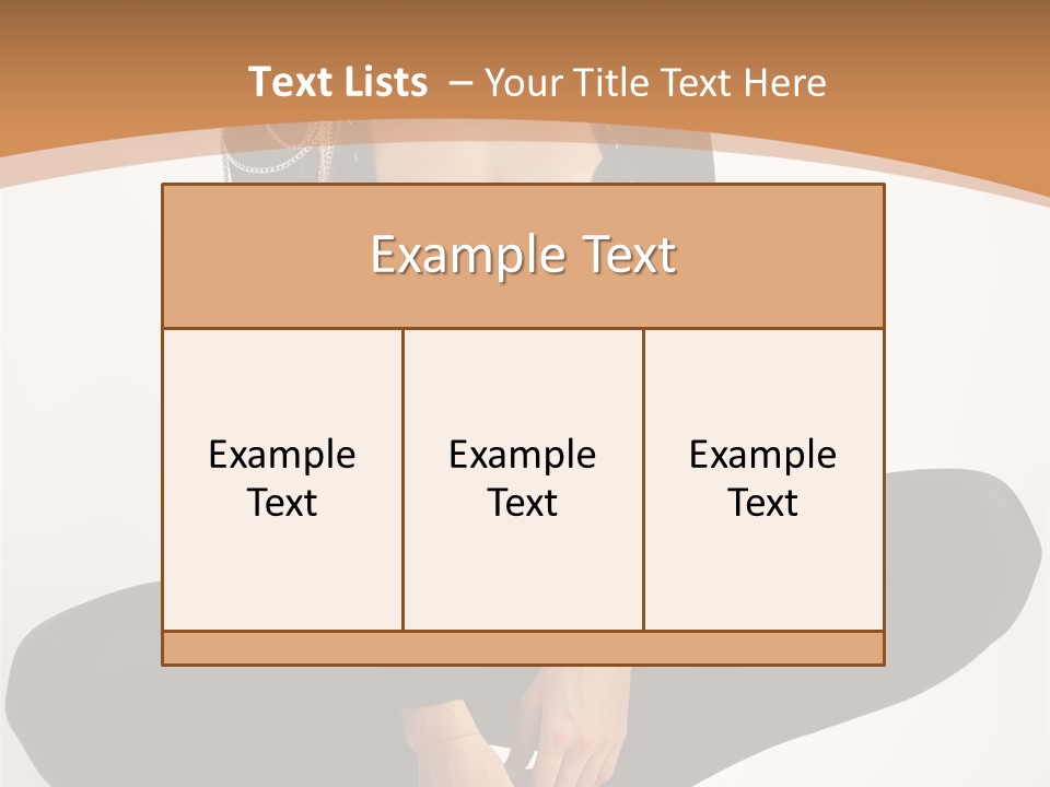 Woman Red Lips Beauty PowerPoint Template