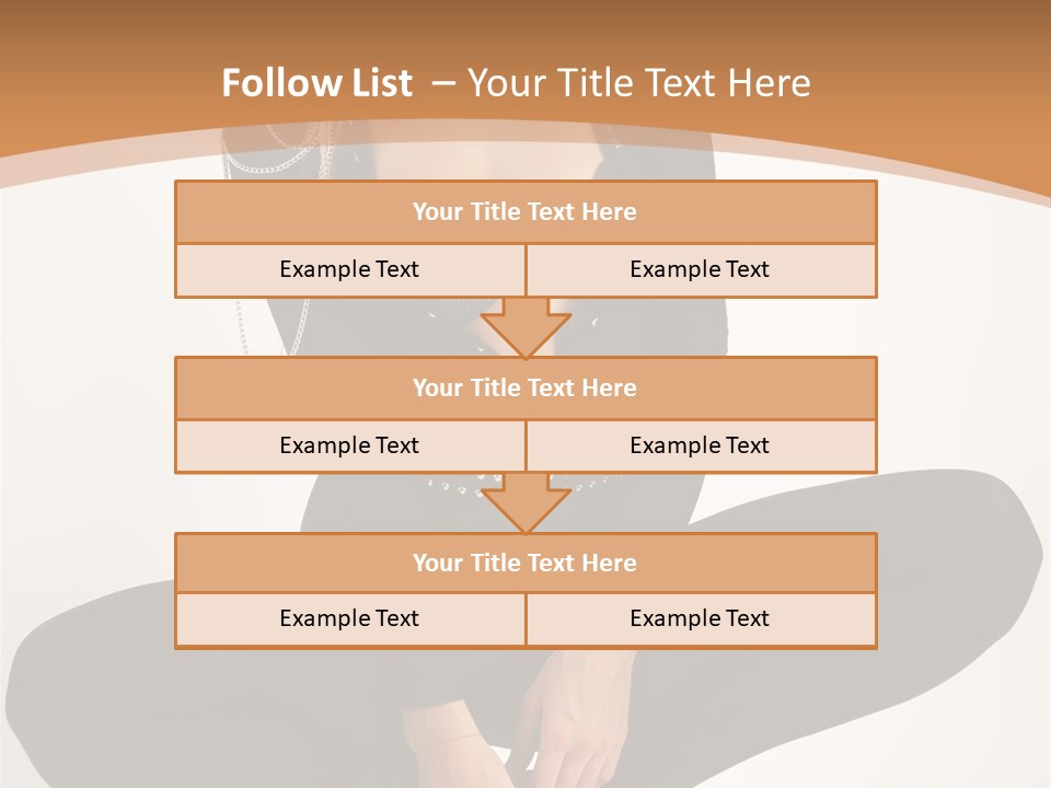 Woman Red Lips Beauty PowerPoint Template