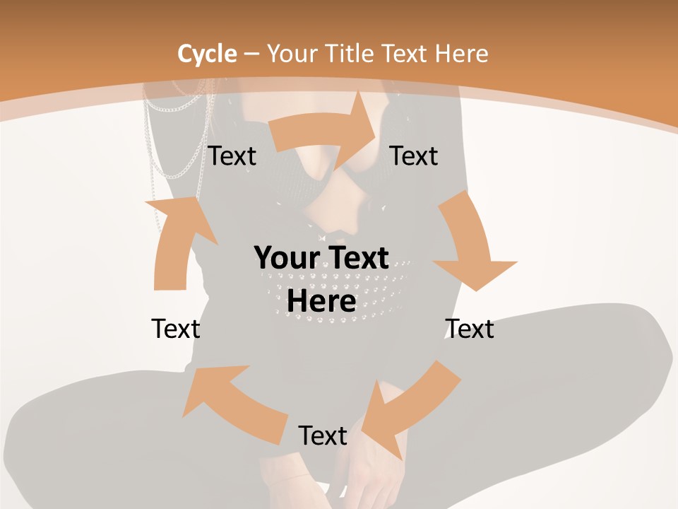 Woman Red Lips Beauty PowerPoint Template