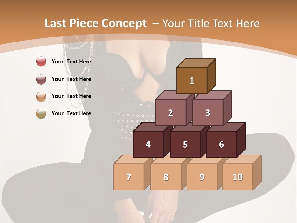 Woman Red Lips Beauty PowerPoint Template