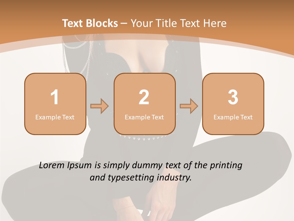 Woman Red Lips Beauty PowerPoint Template